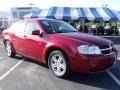 2010 Inferno Red Crystal Pearl Dodge Avenger Express  photo #4