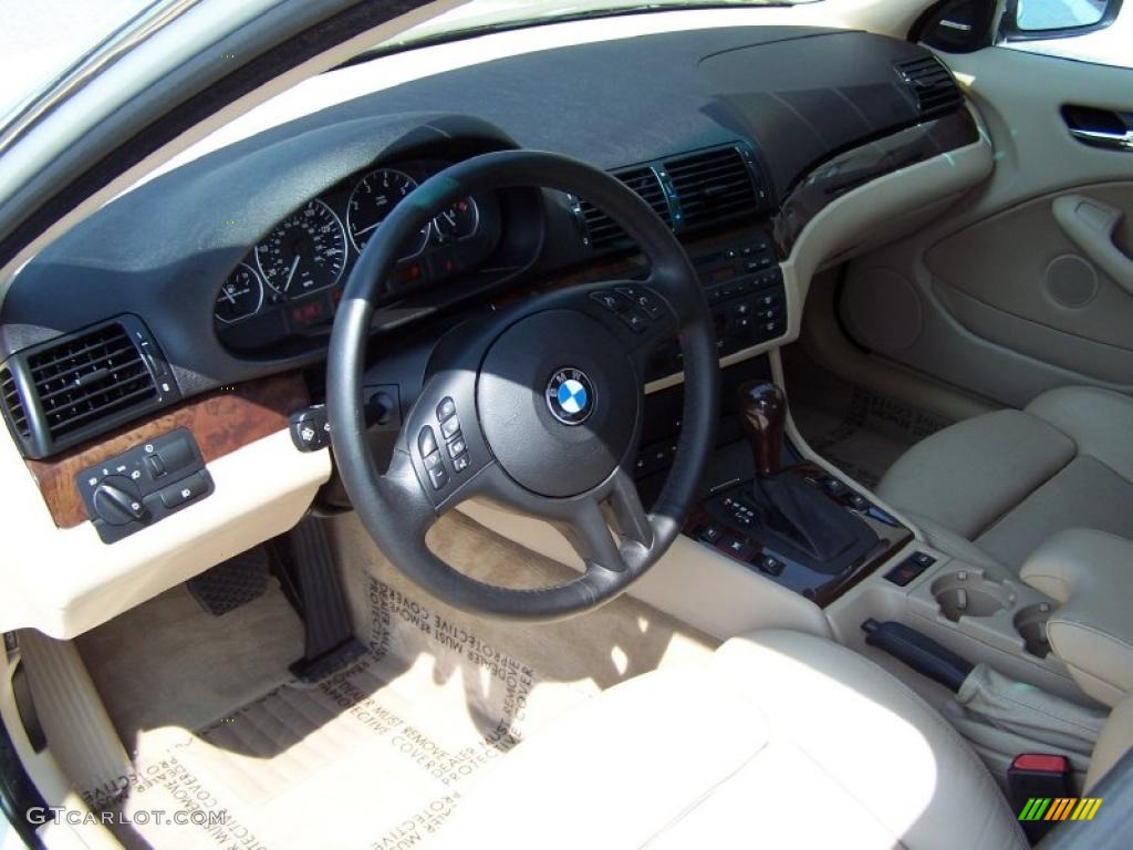 2004 3 Series 330i Sedan - Alpine White / Sand photo #9