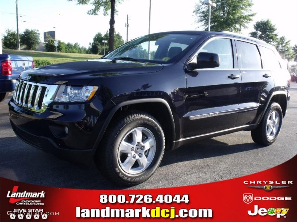 2011 Grand Cherokee Laredo - Blackberry Pearl / Black photo #1