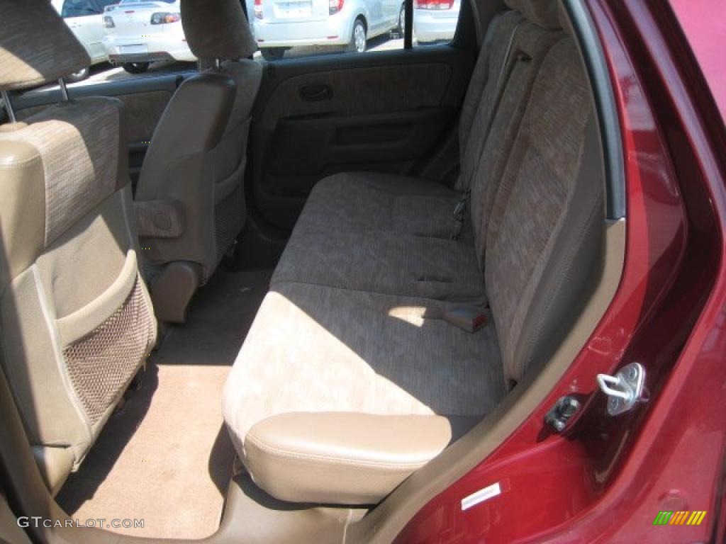 2002 CR-V LX 4WD - Chianti Red Pearl / Saddle photo #15