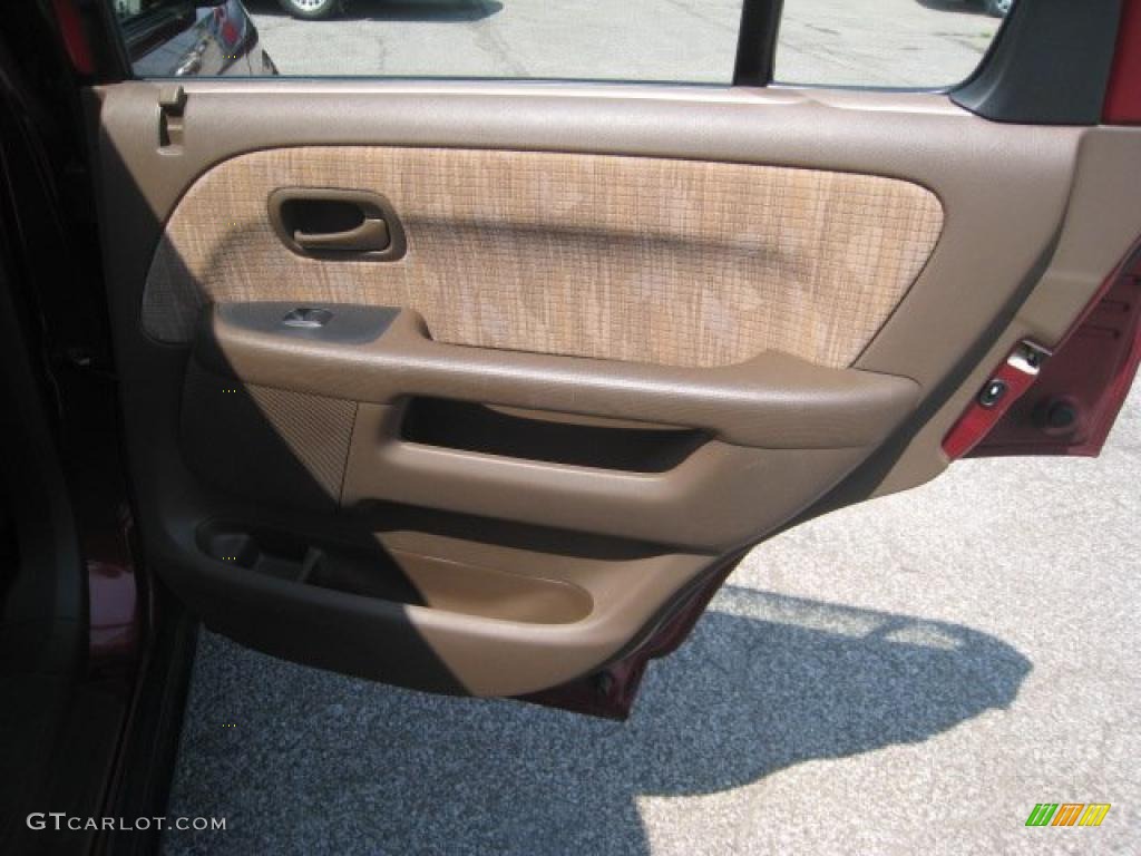 2002 CR-V LX 4WD - Chianti Red Pearl / Saddle photo #16