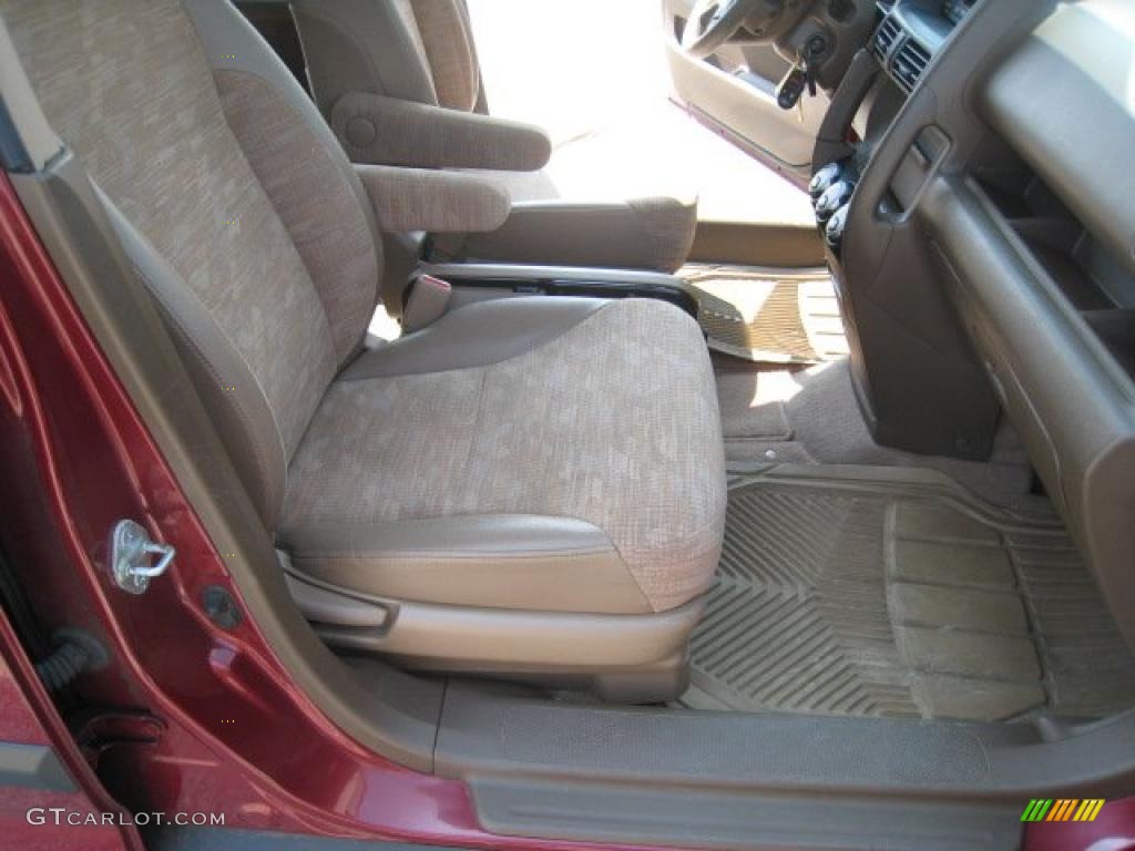 2002 CR-V LX 4WD - Chianti Red Pearl / Saddle photo #19