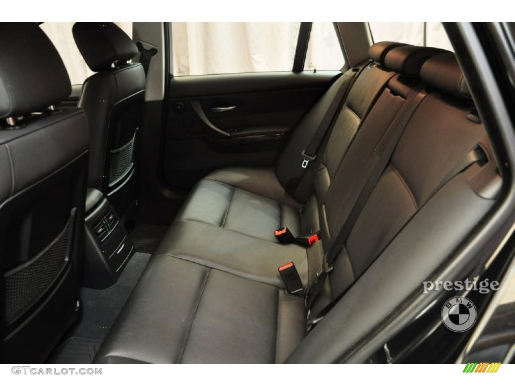 2008 3 Series 328xi Wagon - Jet Black / Black photo #9