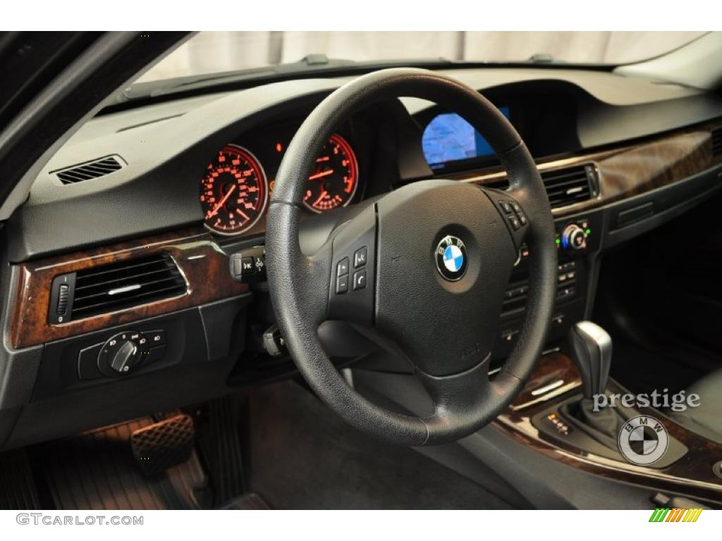 2008 3 Series 328xi Wagon - Jet Black / Black photo #11