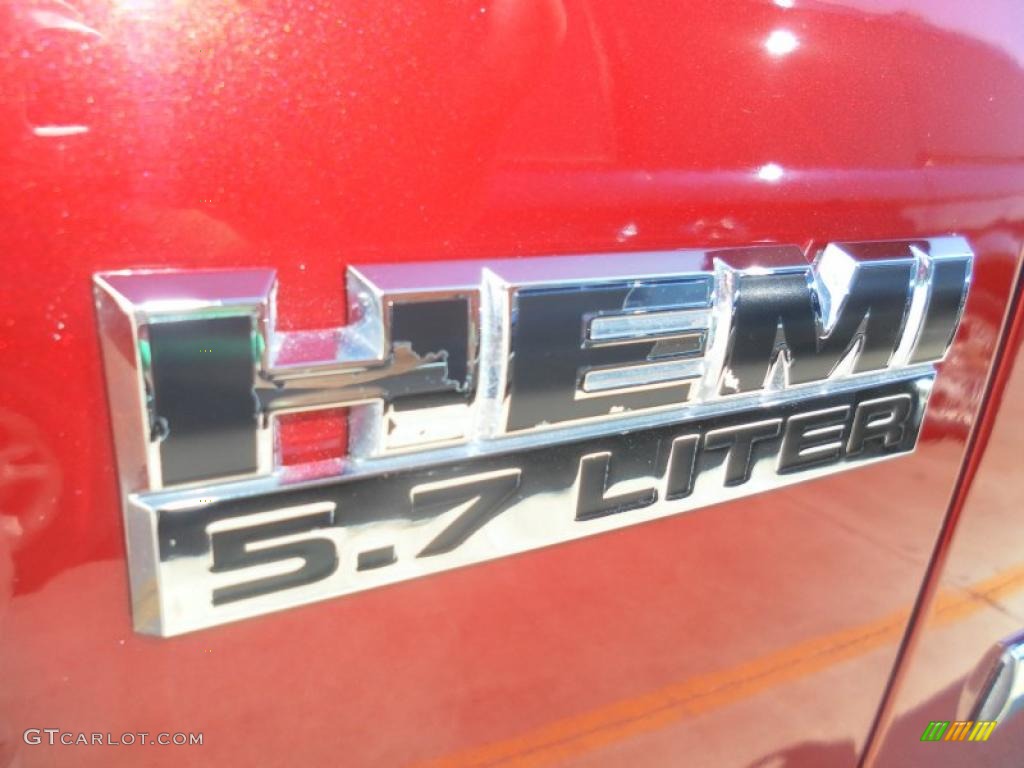 2006 Ram 1500 SLT Quad Cab - Inferno Red Crystal Pearl / Medium Slate Gray photo #17