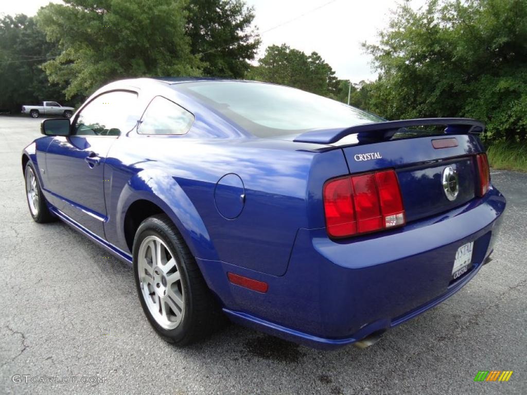 2005 Mustang GT Premium Coupe - Sonic Blue Metallic / Light Graphite photo #3