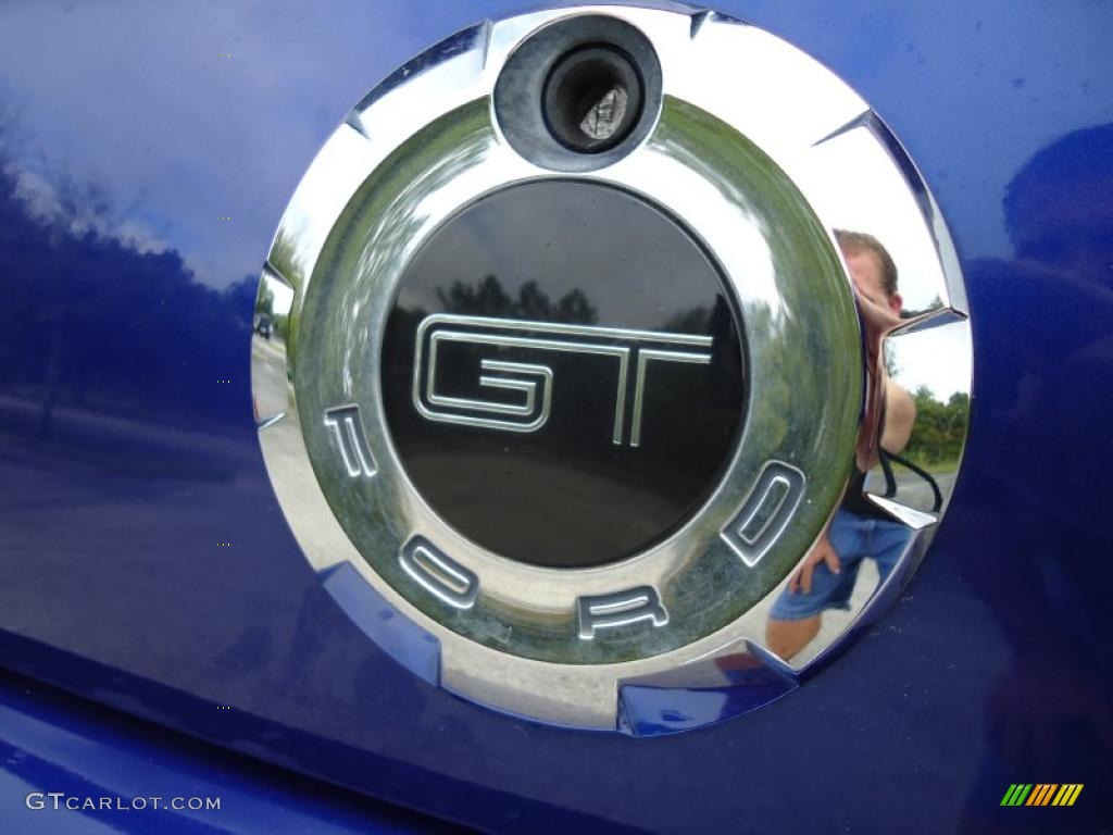 2005 Mustang GT Premium Coupe - Sonic Blue Metallic / Light Graphite photo #9