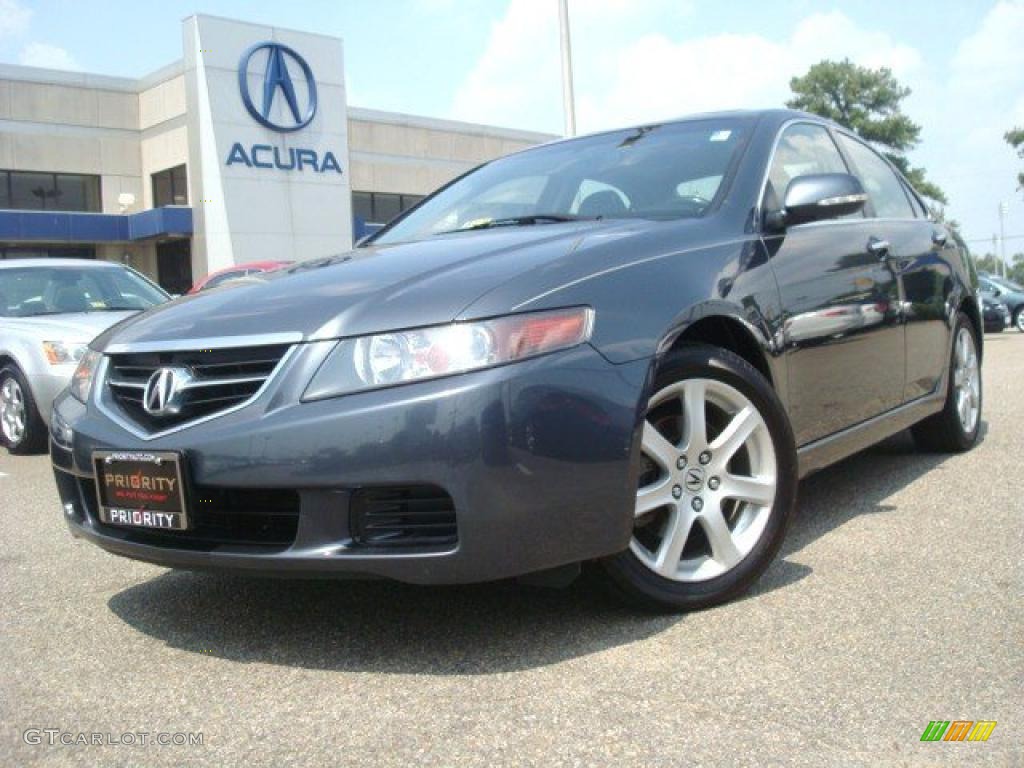 2005 TSX Sedan - Carbon Gray Pearl / Ebony photo #1