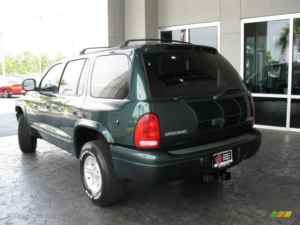 1998 Durango SLT 4x4 - Forest Green Metallic / Gray photo #5