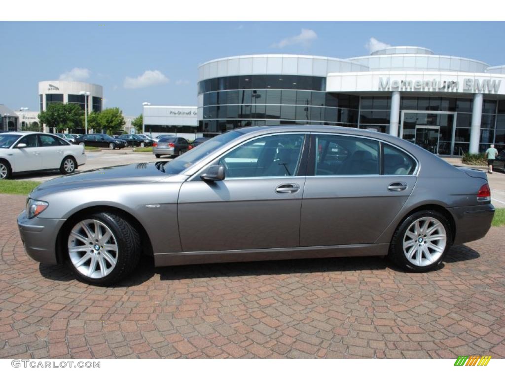 2006 7 Series 750Li Sedan - Titanium Grey Metallic / Basalt Grey/Flannel Grey photo #2