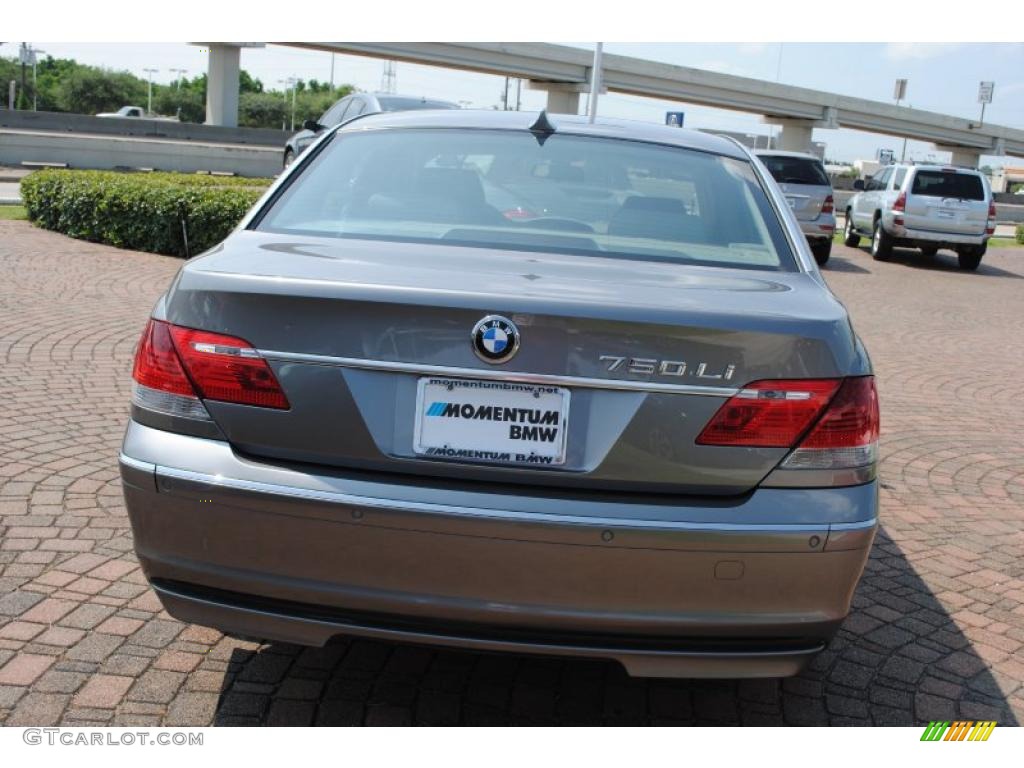 2006 7 Series 750Li Sedan - Titanium Grey Metallic / Basalt Grey/Flannel Grey photo #4