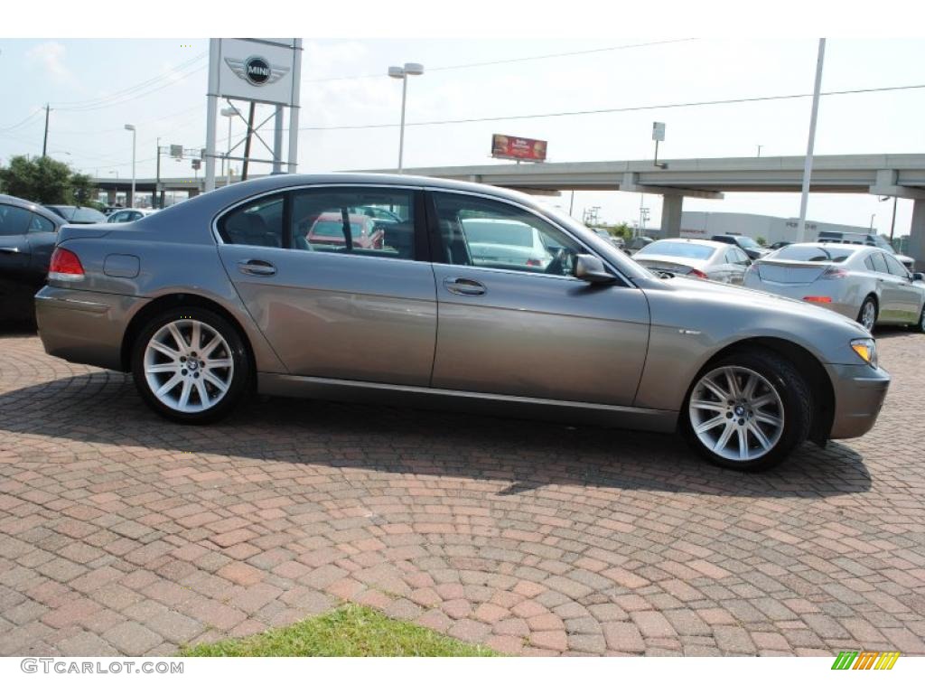 2006 7 Series 750Li Sedan - Titanium Grey Metallic / Basalt Grey/Flannel Grey photo #6