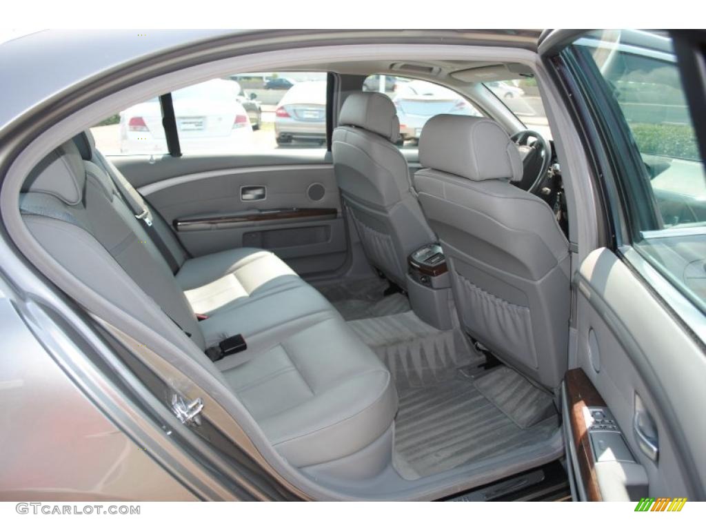 2006 7 Series 750Li Sedan - Titanium Grey Metallic / Basalt Grey/Flannel Grey photo #10