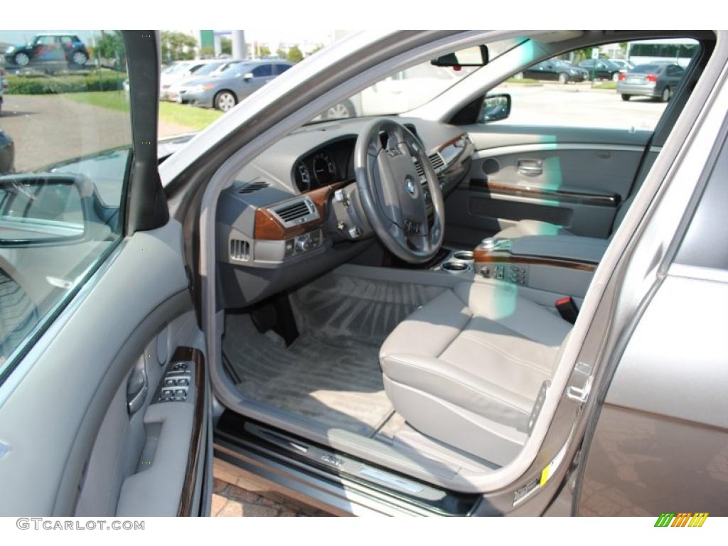 2006 7 Series 750Li Sedan - Titanium Grey Metallic / Basalt Grey/Flannel Grey photo #13