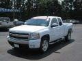 2008 Summit White Chevrolet Silverado 1500 LT Extended Cab  photo #1
