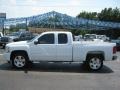 2008 Summit White Chevrolet Silverado 1500 LT Extended Cab  photo #2