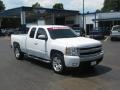 2008 Summit White Chevrolet Silverado 1500 LT Extended Cab  photo #7