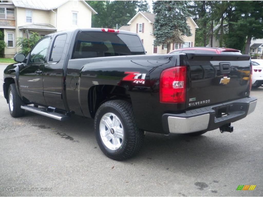 2010 Silverado 1500 LT Extended Cab 4x4 - Black / Ebony photo #7