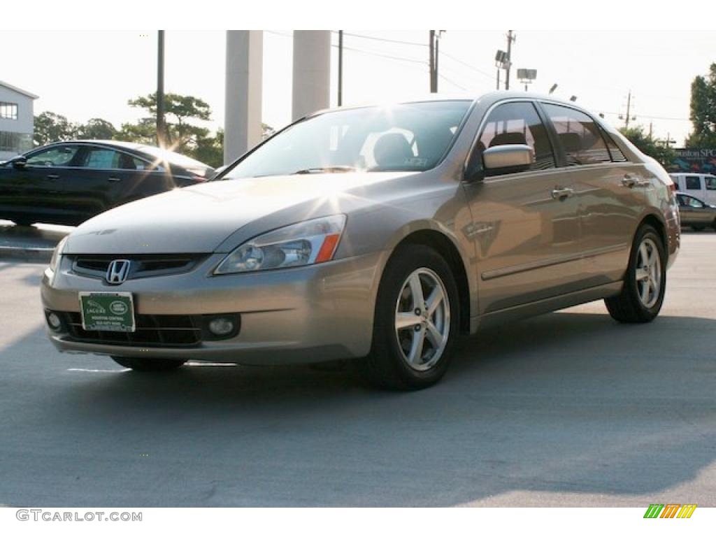 2003 Accord EX-L Sedan - Desert Mist Metallic / Ivory photo #2