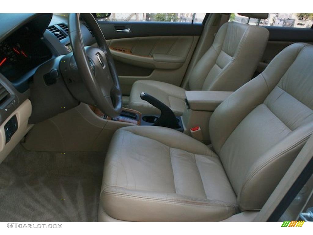 2003 Accord EX-L Sedan - Desert Mist Metallic / Ivory photo #3