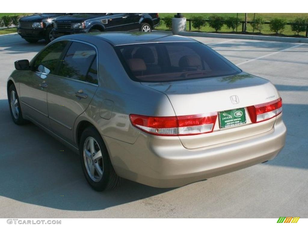 2003 Accord EX-L Sedan - Desert Mist Metallic / Ivory photo #9