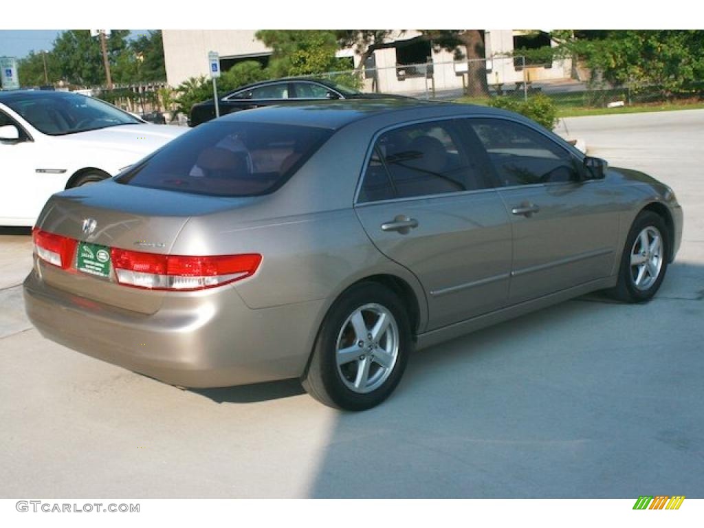 2003 Accord EX-L Sedan - Desert Mist Metallic / Ivory photo #11