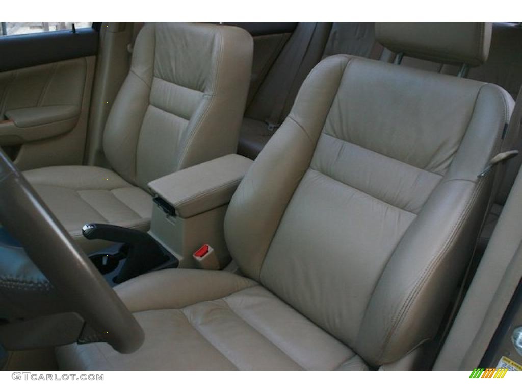 2003 Accord EX-L Sedan - Desert Mist Metallic / Ivory photo #21
