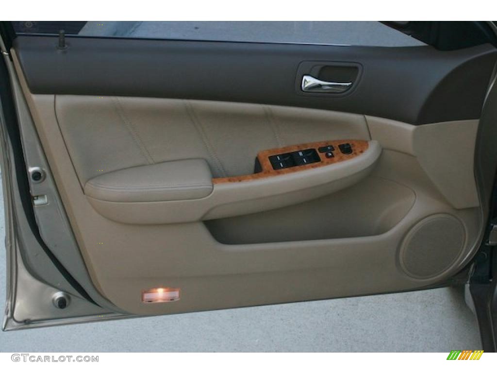 2003 Accord EX-L Sedan - Desert Mist Metallic / Ivory photo #39