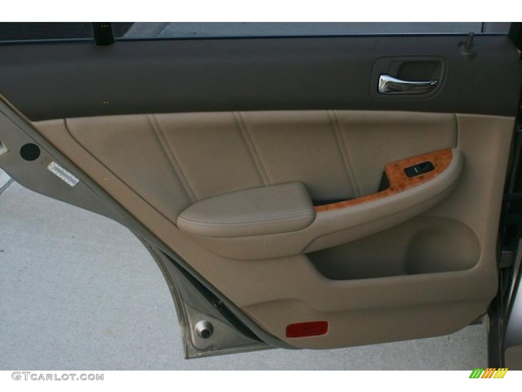 2003 Accord EX-L Sedan - Desert Mist Metallic / Ivory photo #40