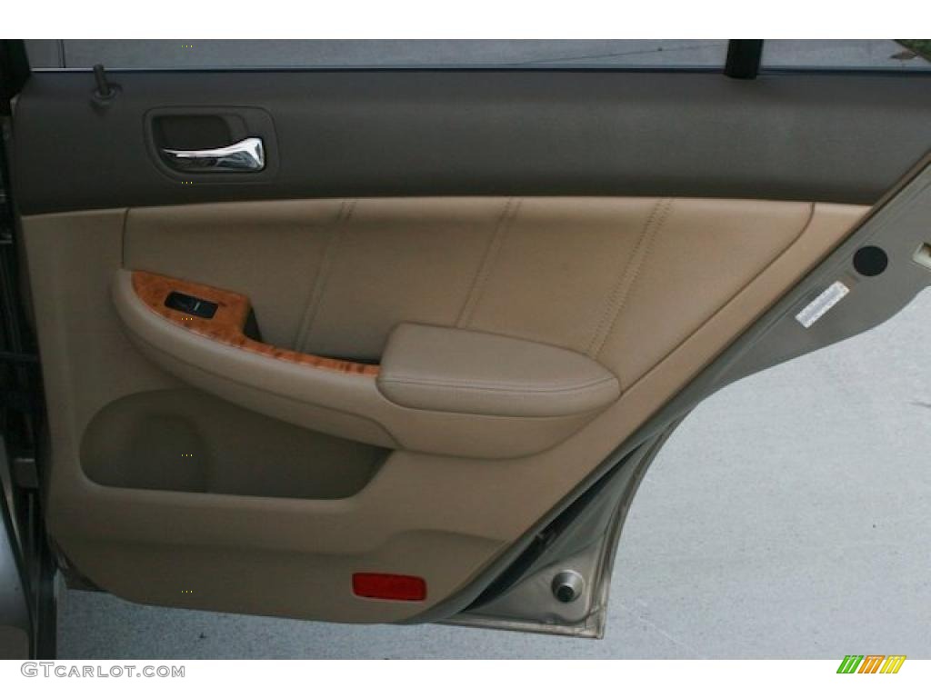 2003 Accord EX-L Sedan - Desert Mist Metallic / Ivory photo #41
