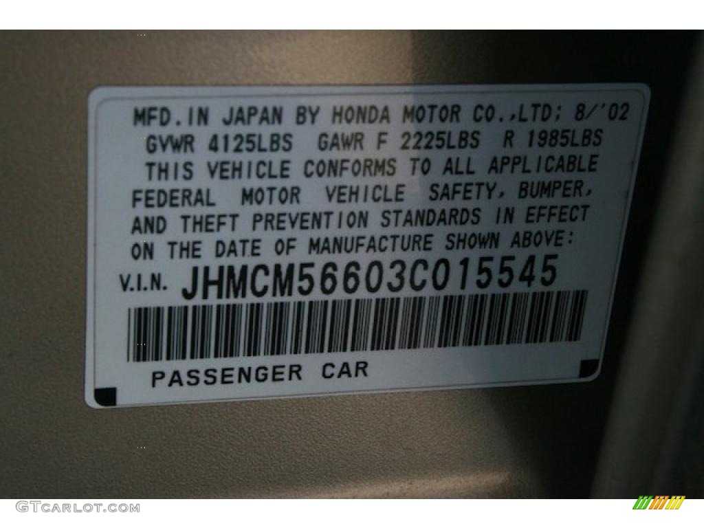 2003 Accord EX-L Sedan - Desert Mist Metallic / Ivory photo #50