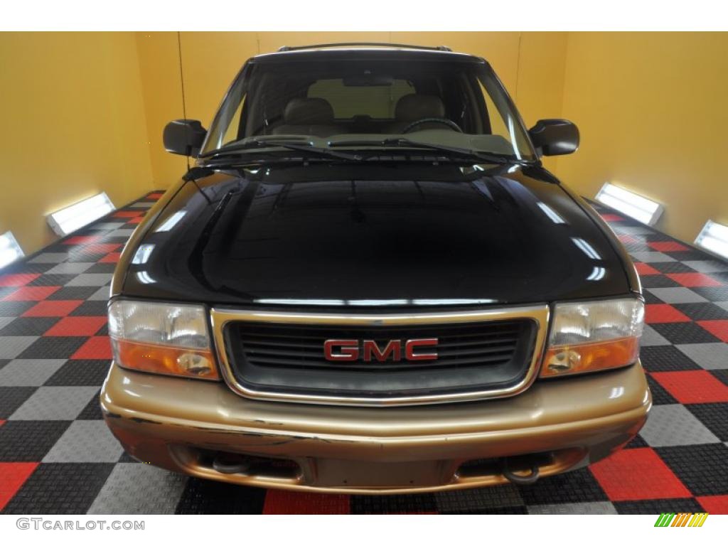 2000 Jimmy SLT 4x4 - Black Onyx / Beige photo #2