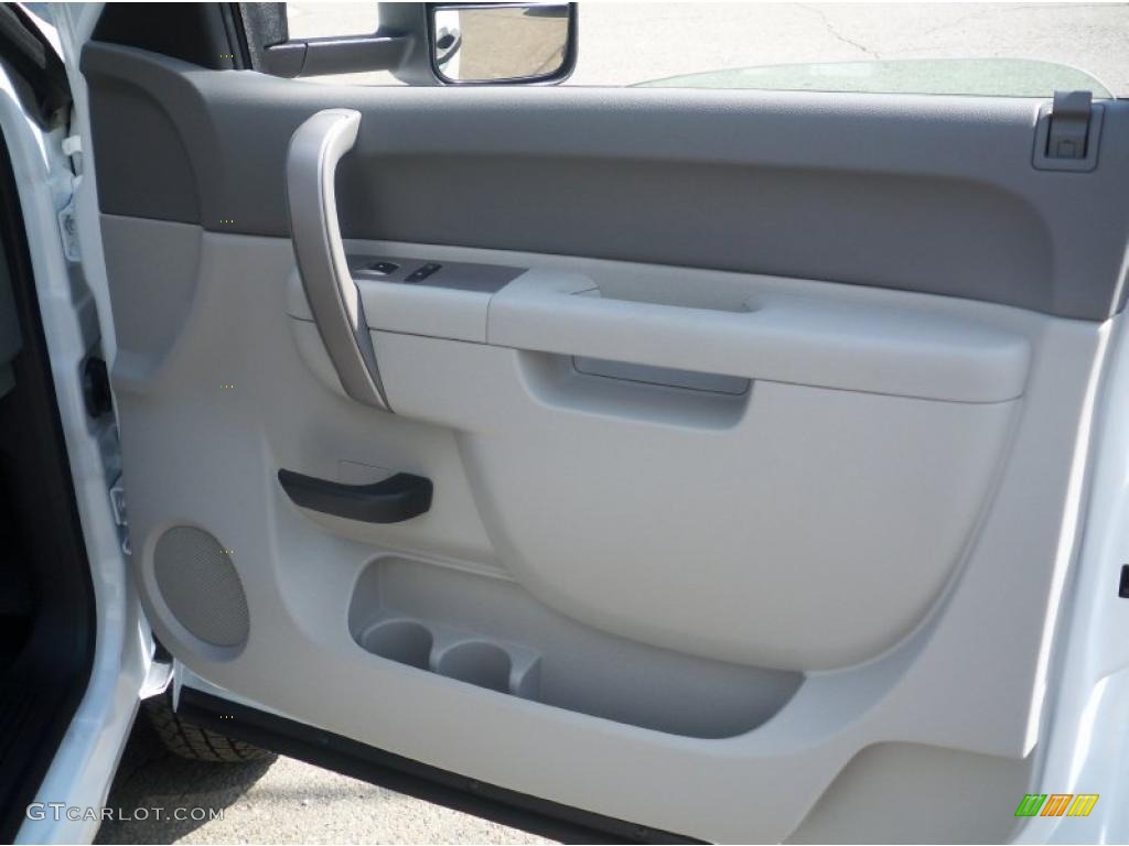 2011 Silverado 3500HD Regular Cab Chassis 4x4 Dually - Summit White / Dark Titanium photo #17