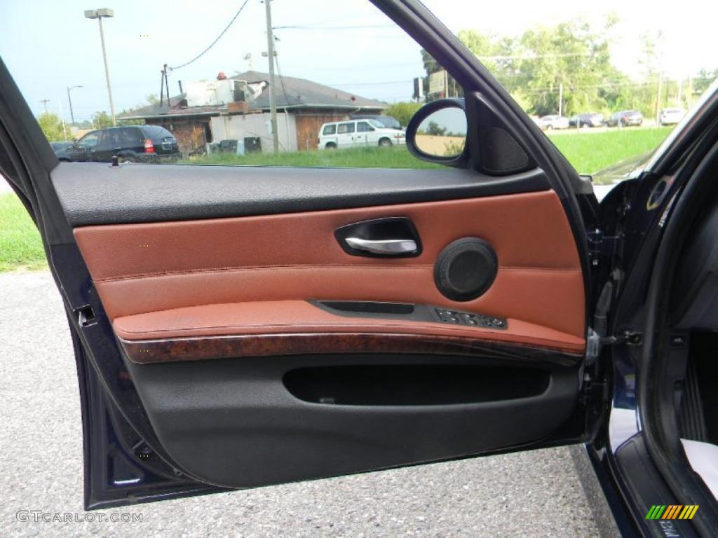 2006 3 Series 330i Sedan - Monaco Blue Metallic / Terra/Black Dakota Leather photo #14