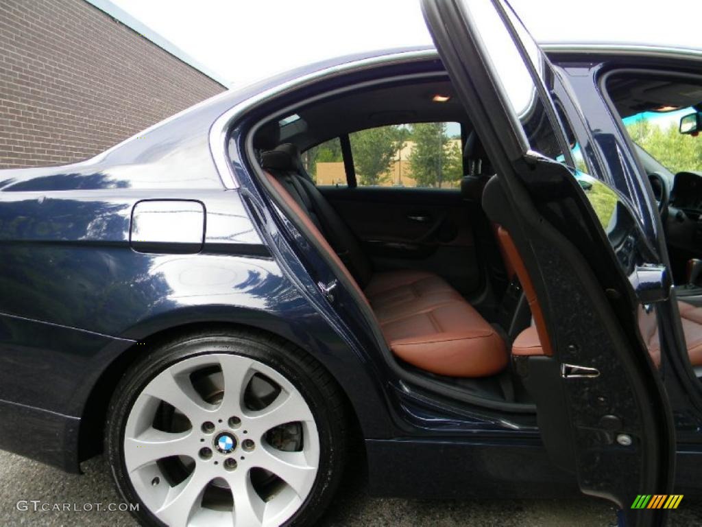 2006 3 Series 330i Sedan - Monaco Blue Metallic / Terra/Black Dakota Leather photo #23