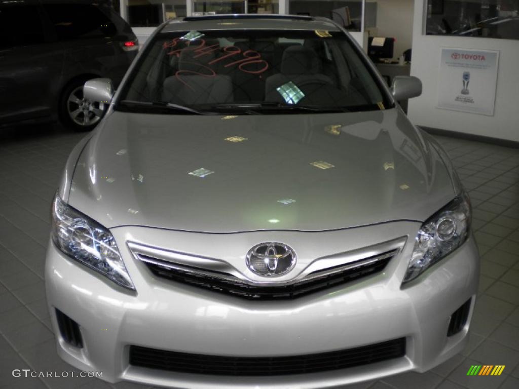 2010 Camry Hybrid - Classic Silver Metallic / Ash Gray photo #3