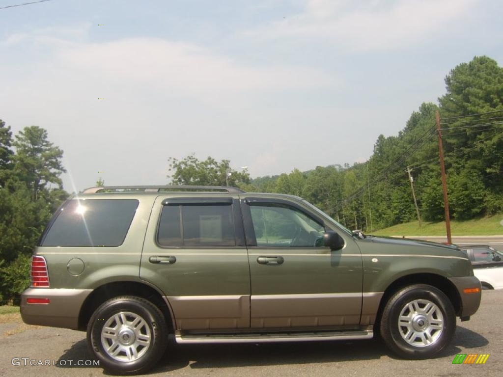 2004 Mountaineer V8 - Estate Green Metallic / Medium Dark Parchment photo #1