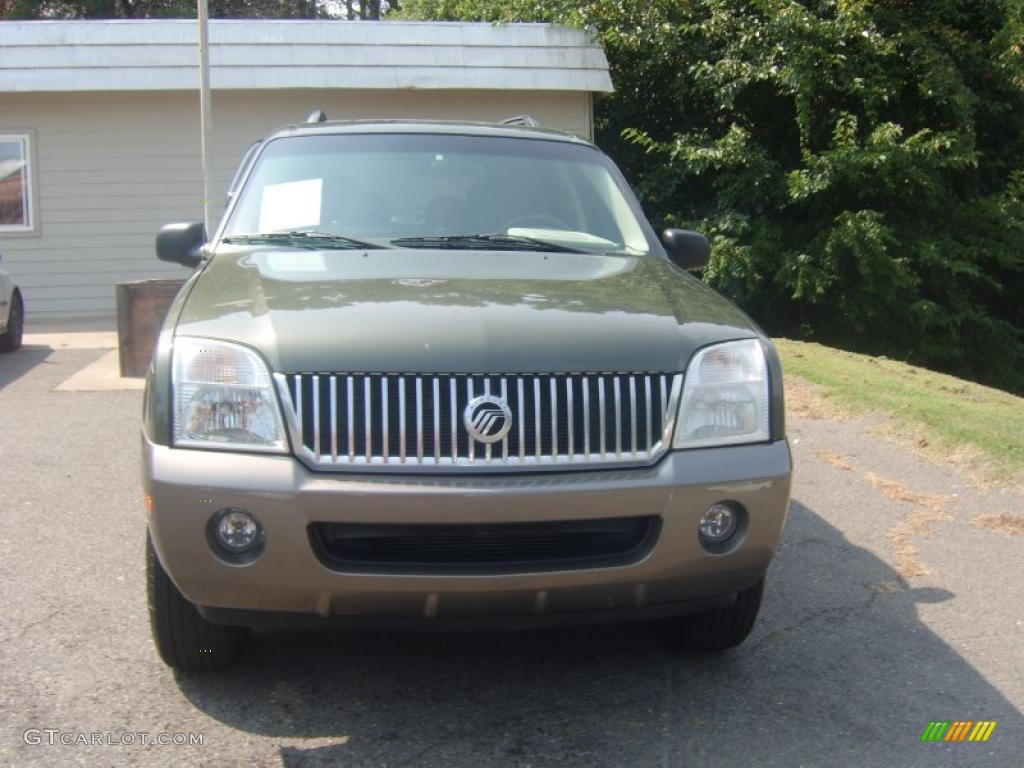 2004 Mountaineer V8 - Estate Green Metallic / Medium Dark Parchment photo #2