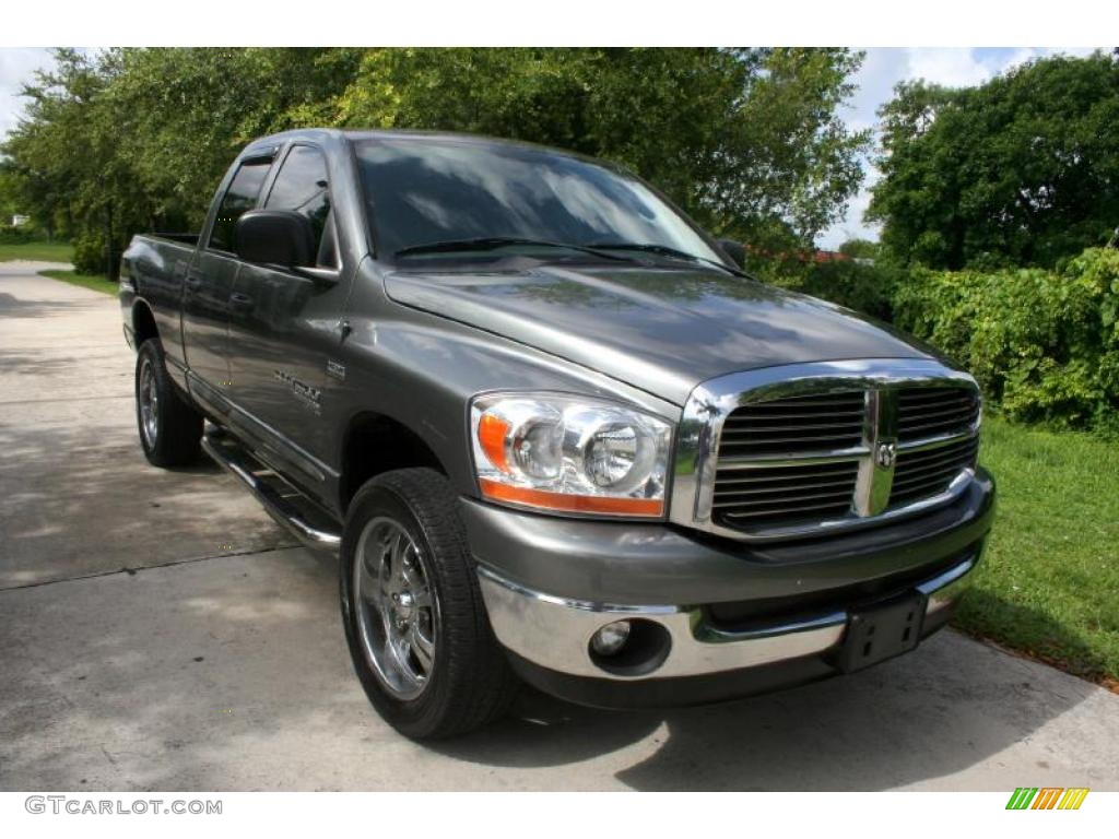 2006 Ram 1500 Big Horn Edition Quad Cab 4x4 - Mineral Gray Metallic / Medium Slate Gray photo #19