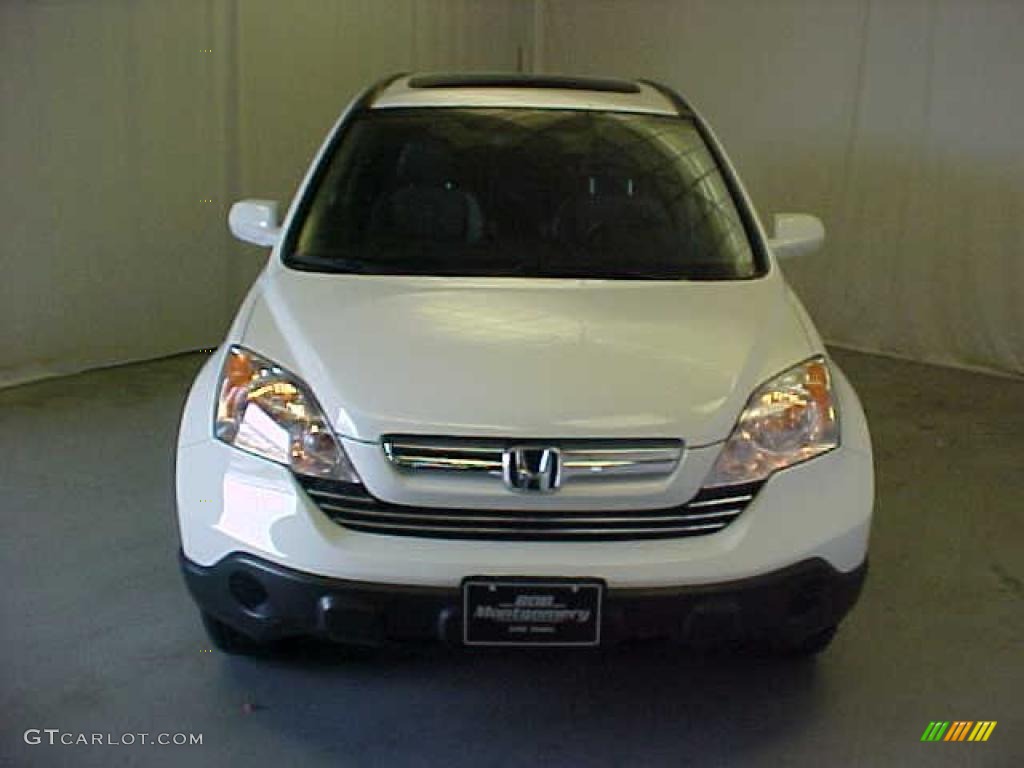 2007 CR-V EX-L 4WD - Taffeta White / Gray photo #2