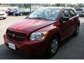 2007 Inferno Red Crystal Pearl Dodge Caliber SE  photo #1