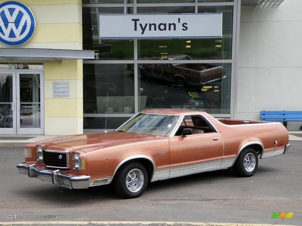 Burnt Orange Glow 1979 Ford Ranchero GT Exterior Photo #34570242