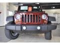 2010 Red Rock Crystal Pearl Jeep Wrangler Unlimited Sport 4x4  photo #2