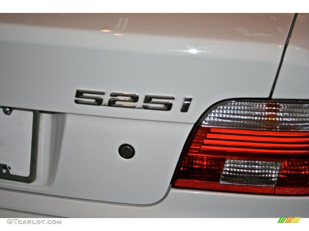 2003 5 Series 525i Sedan - Alpine White / Sand Beige photo #11