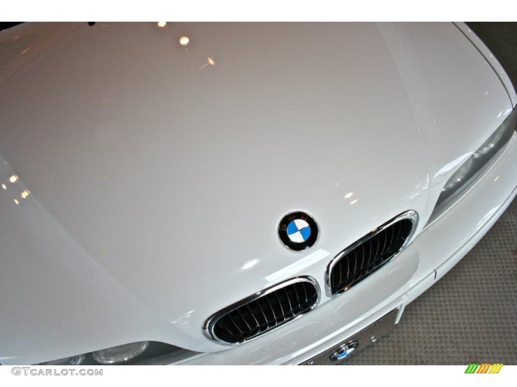 2003 5 Series 525i Sedan - Alpine White / Sand Beige photo #15