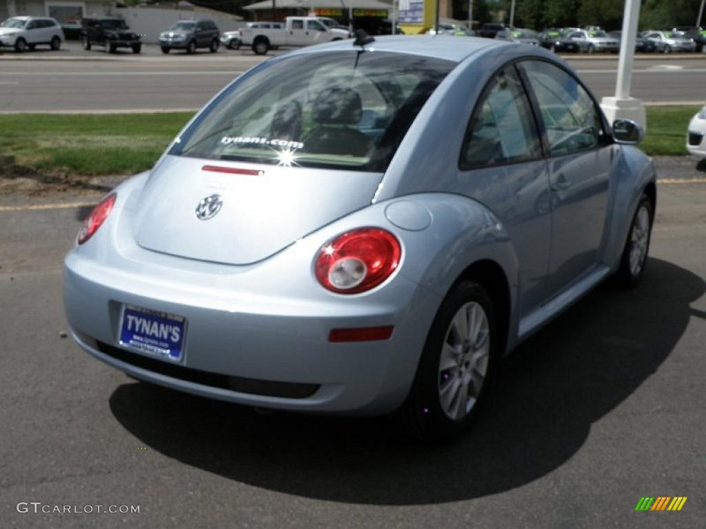 2010 New Beetle 2.5 Coupe - Heaven Blue Metallic / Cream photo #6