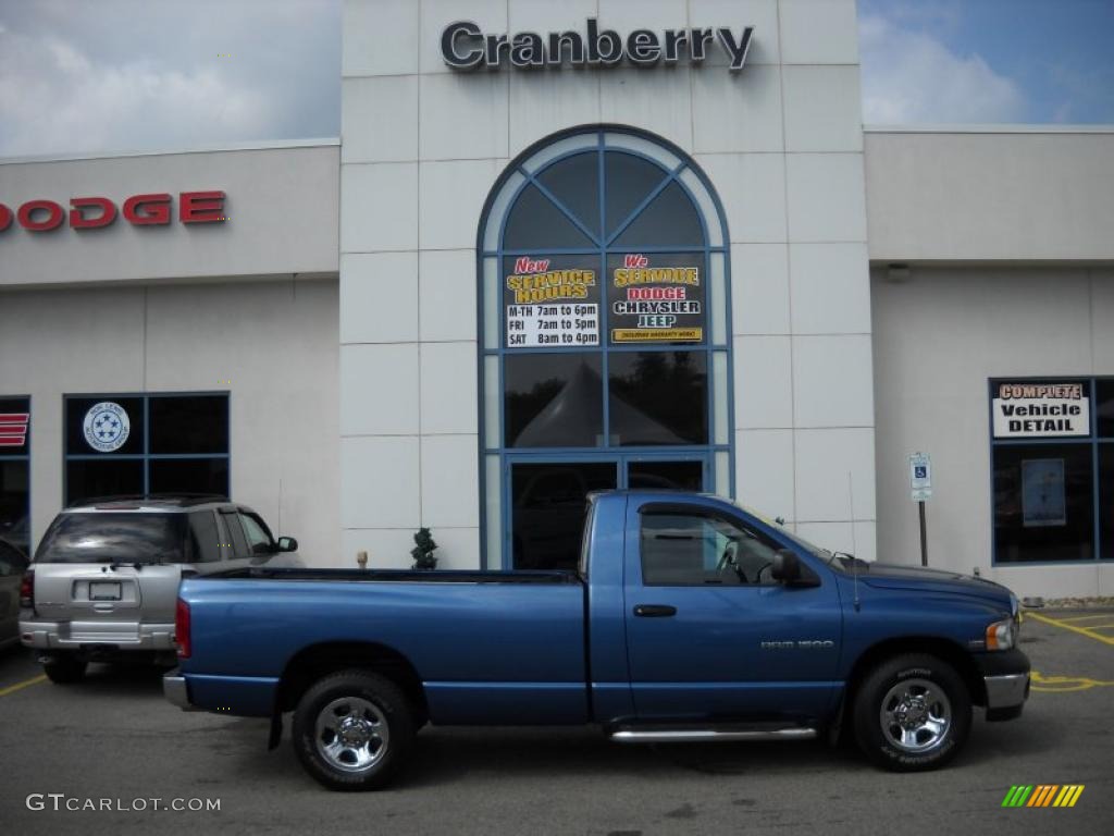 2003 Ram 1500 ST Regular Cab - Atlantic Blue Pearl / Dark Slate Gray photo #1