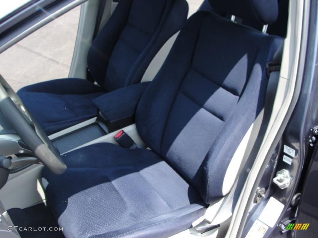 2008 Civic Hybrid Sedan - Magnetic Pearl / Blue photo #11