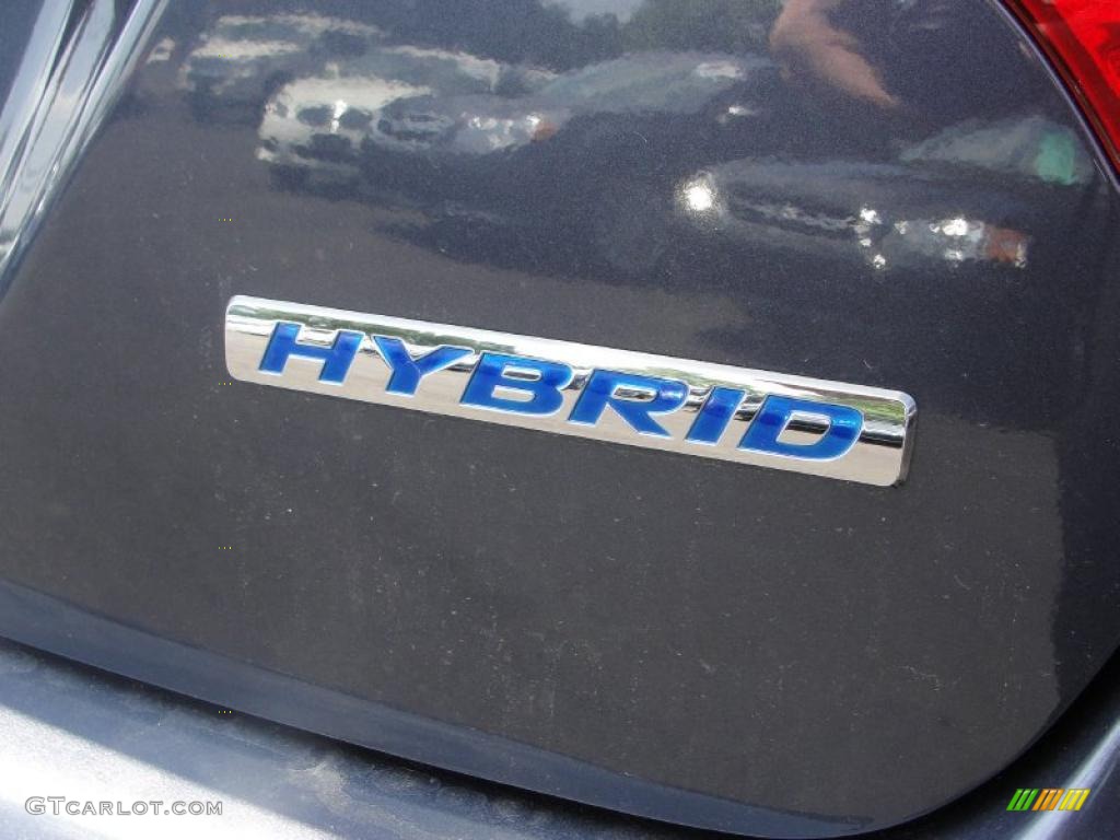 2008 Civic Hybrid Sedan - Magnetic Pearl / Blue photo #19