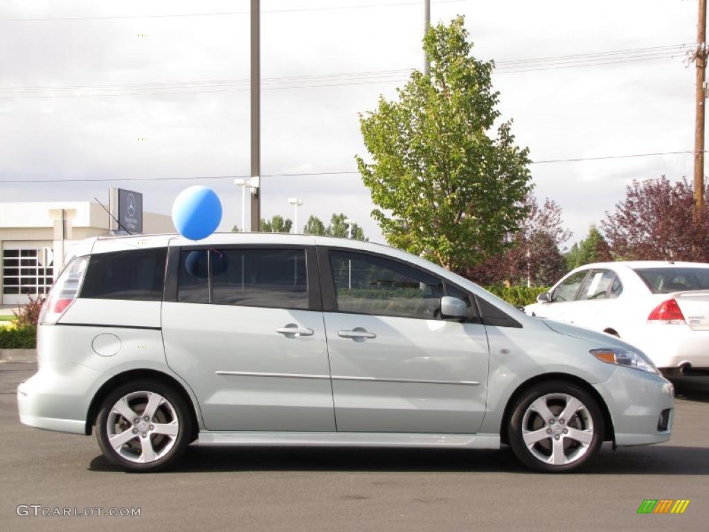 2007 MAZDA5 Touring - Stellar Greensilver Metallic / Black photo #15